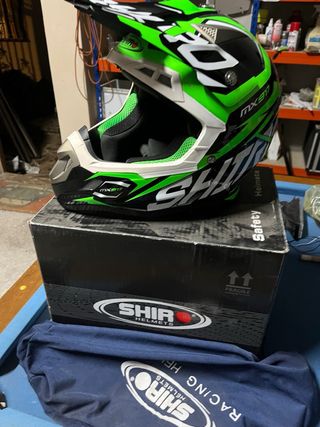 Casco Shiro Motocross MX917 Verde