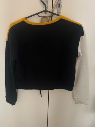 Sudadera corta niña