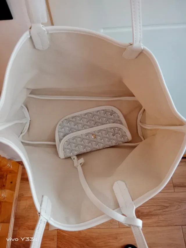 Bolso Blanco Gris Nuevo