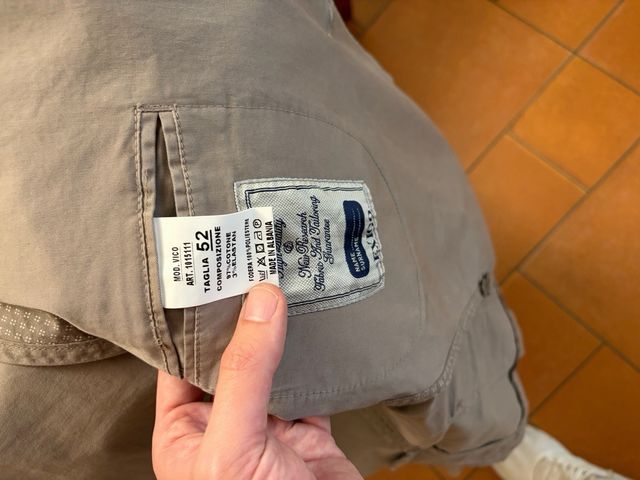 Giacca uomo cotone beige