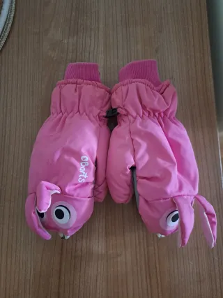 Guantes de Nieve Barts Rosas y Grises