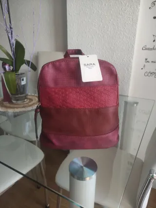 Mochila SARA Rosa y Roja