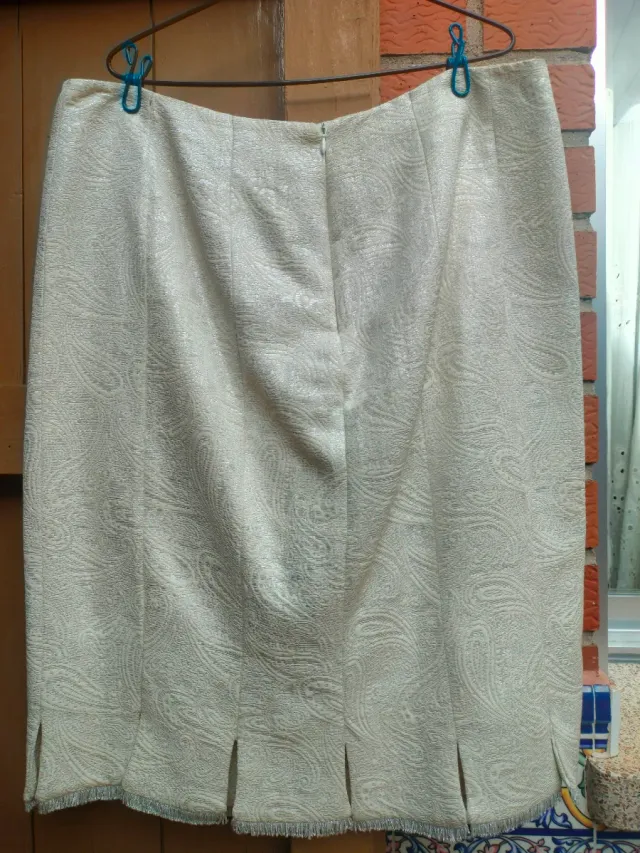 Conjunto de traje blanco señora