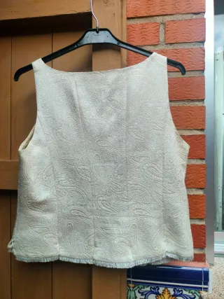 Conjunto de traje blanco señora