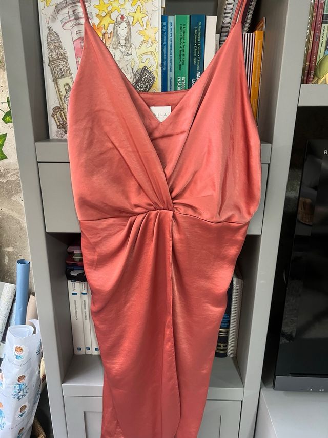 Vestido Vila Raso Talla M Caldera