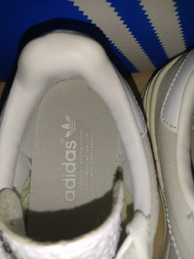 Zapatos Adidas Gazelle Plataforma Beige T39