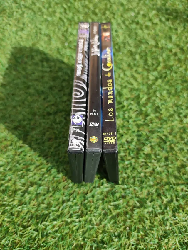 Pack 3 Películas DVD Tim Burton. Lote.