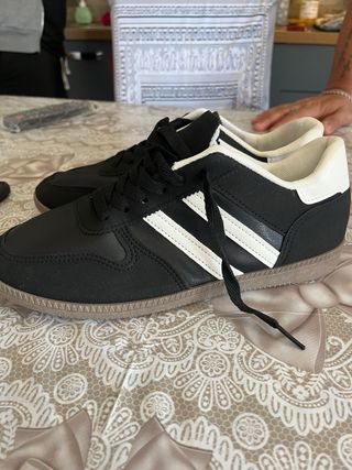 Scarpe uomo nere e bianche mia usate