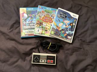 Consegna di giochi Nintendo Wii e WiiU + Controller NES