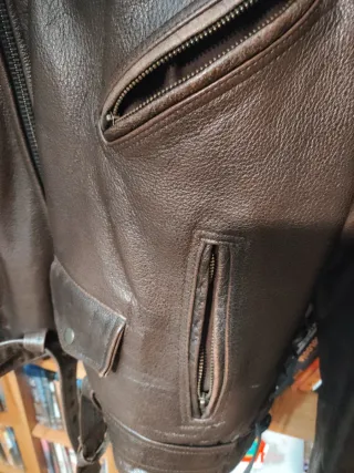 Chaqueta Moto Cuero XL Live to Ride