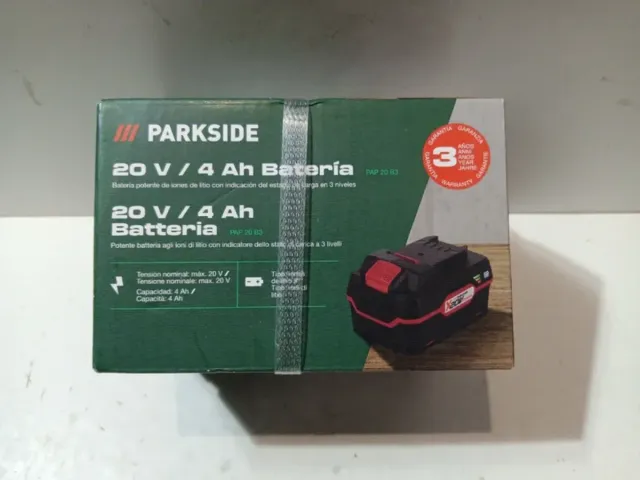 4Ah Batería Parkside 20V 4Ah