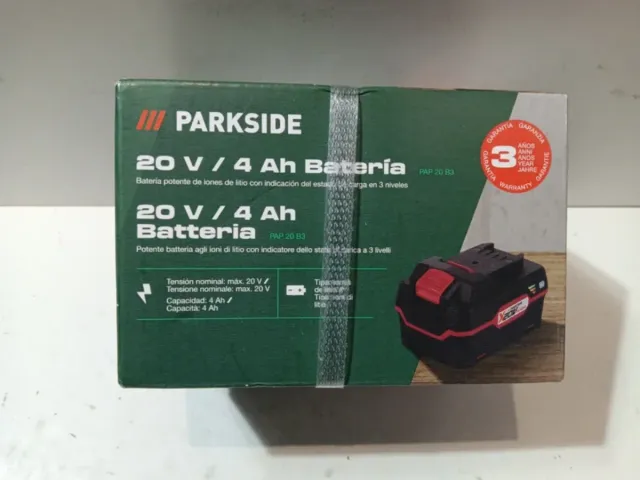 4Ah Batería Parkside 20V 4Ah