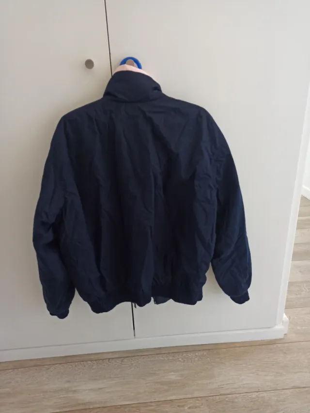 Chaqueta niña azul y rosa