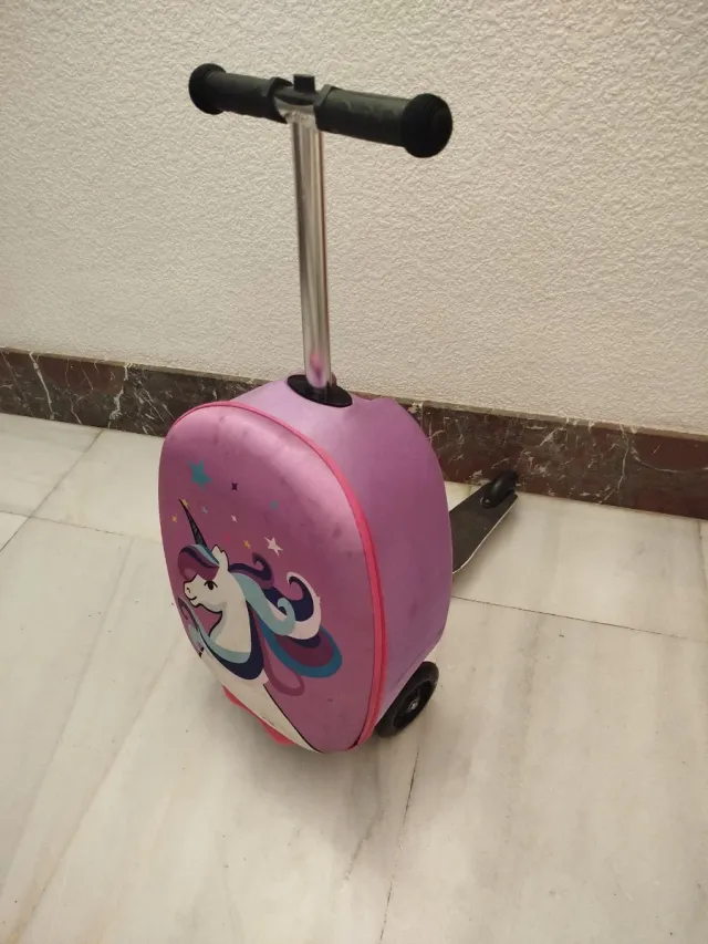 Maleta Infantil Patinete Unicornio