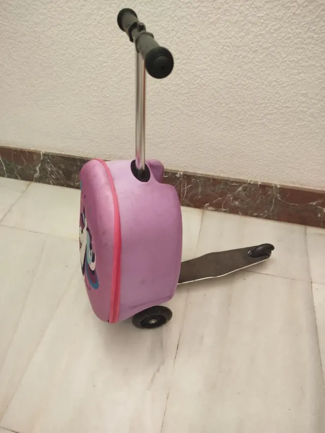 Maleta Infantil Patinete Unicornio