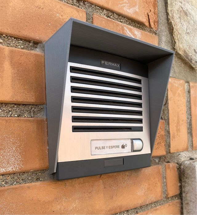 Visera gris oscuro portero Fermax