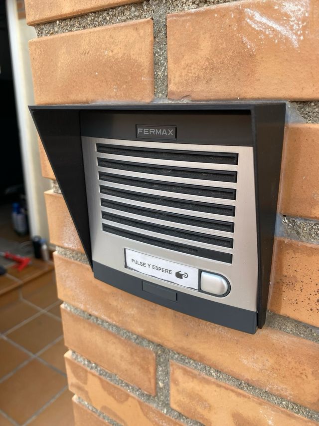 Visera gris oscuro portero Fermax