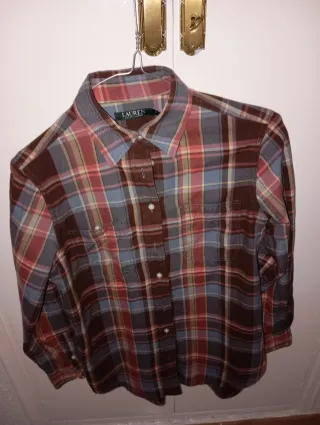 Camisa cuadros Lauren Ralph Lauren Talla M