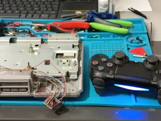 Consola PlayStation 1 con Blueretro