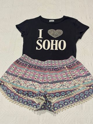 Conjunto Verano Bershka Talla S
