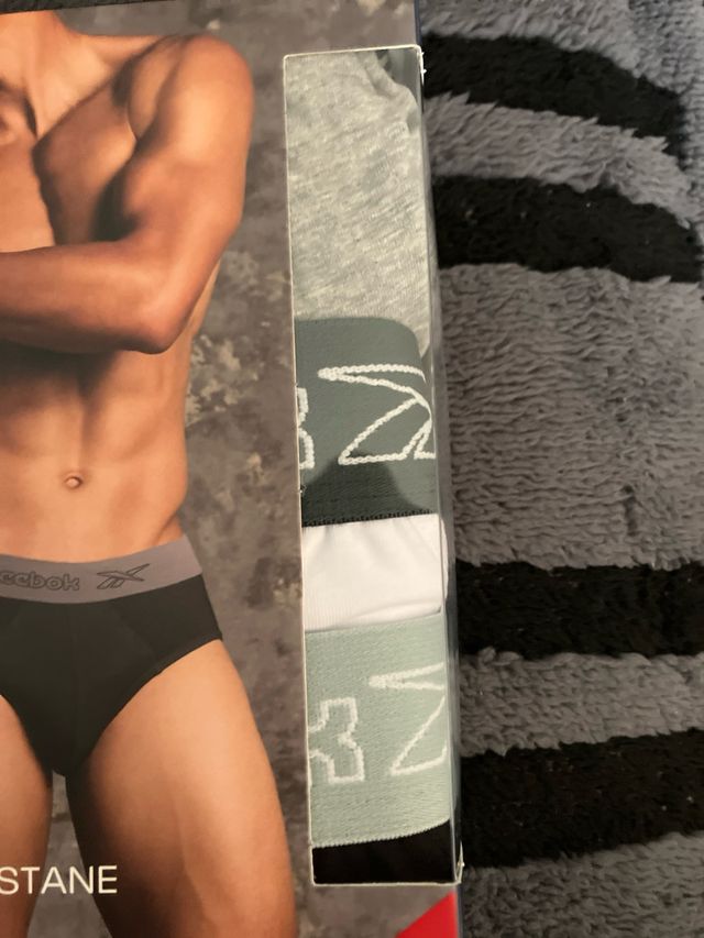 Pack 3 Slips Reebok Algodón Elastano