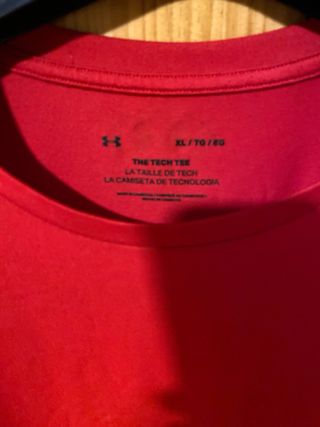 Camiseta Under Armour Talla XL Roja