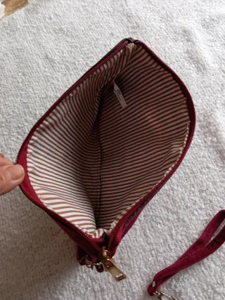 Bolso de mano bordado floral