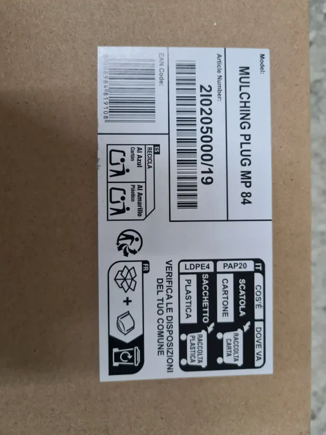 Kit Triturar Mulching Tractor Cortacésped Stiga