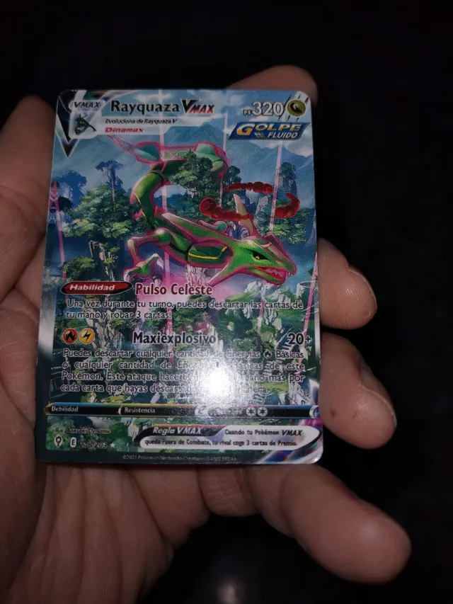Carta Pokémon Rayquaza VMAX 320 HP
