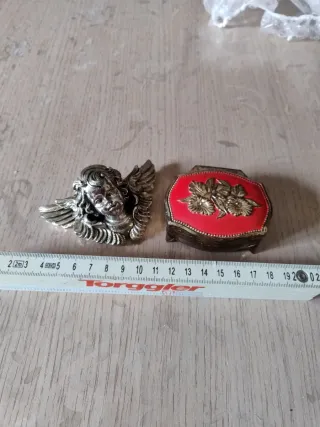 Lotto oggetti metallo