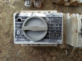 Contador eléctrico, interruptor, diferencial LEMAG