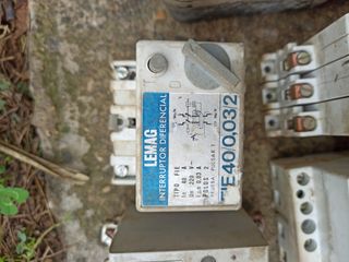 Contador eléctrico, interruptor, diferencial LEMAG