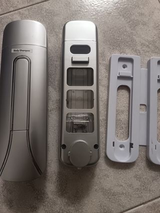 Dispenser Shampoo Doccia Parete Grigio