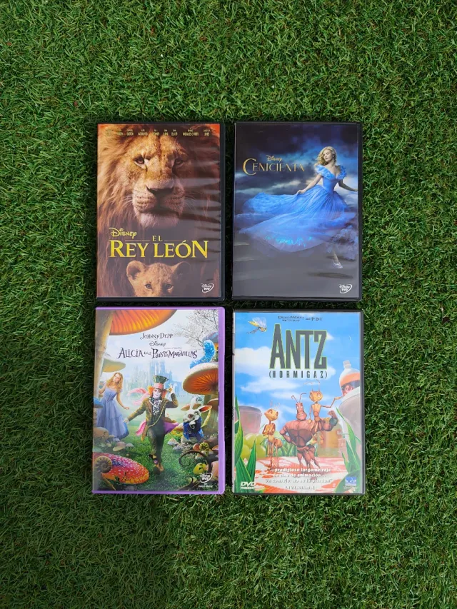 Lote 4 Películas DVD Disney