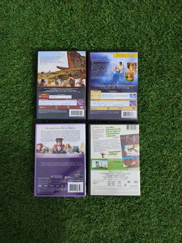 Lote 4 Películas DVD Disney