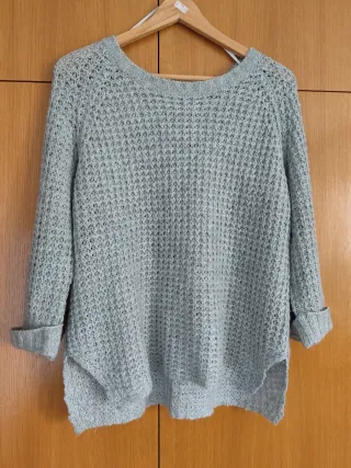 Jersey gris manga 3/4
