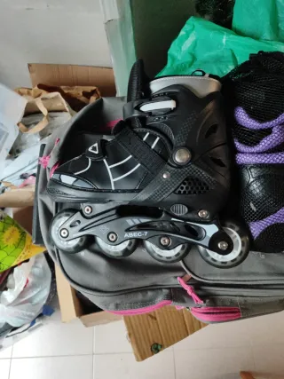 Patines en línea con luces