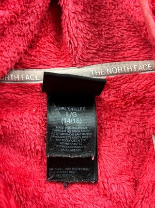 giacca The North Face Pile Rosa per ragazze 14/16