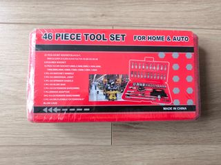 Kit Herramientas 46 Piezas Rojo