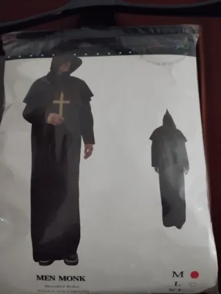 Disfraz Monje Marron Talla M