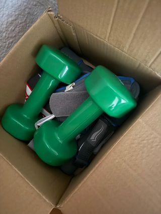 2 Pesas Verdes + 8 Discos 1kg