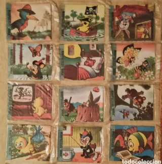 Colección completa 12 Mini puzzles kiosco Boga