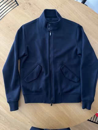 Cazadora Bomber Massimo Dutti Azul Marino