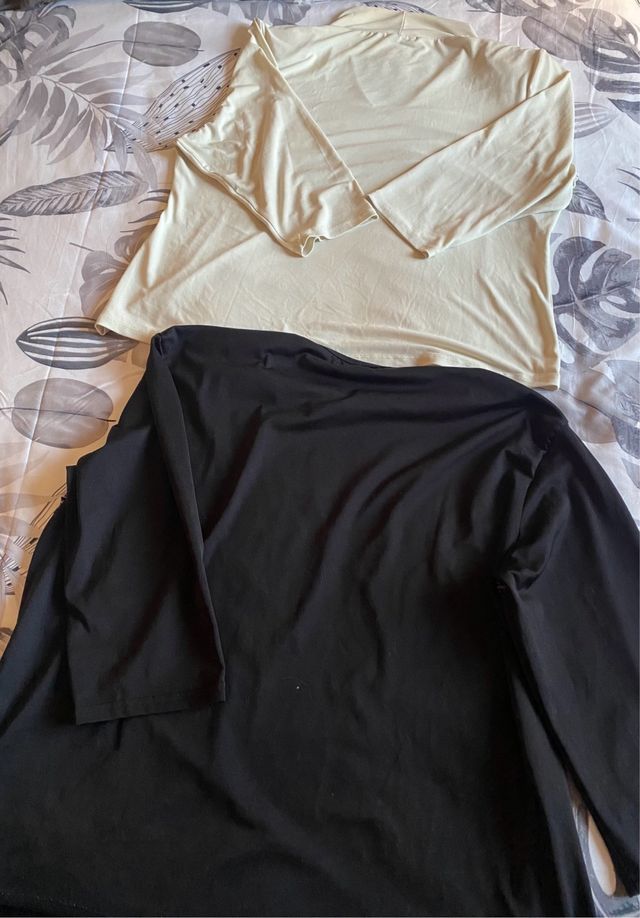 Pack 2 Camisetas Mujer Manga Francesa T.54