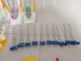 Carosello e altalene Playmobil. Set completo di attrazioni da fiera Playmobil.