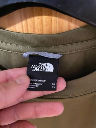 Camiseta The North Face Talla XL Verde Oliva