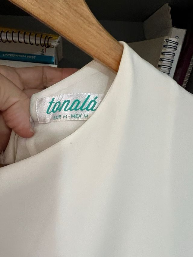 Vestido Tonala Blanco Roto Talla M