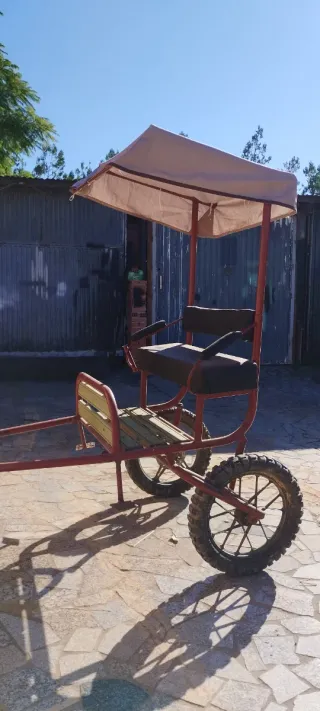 Carro para pony o burro mediano