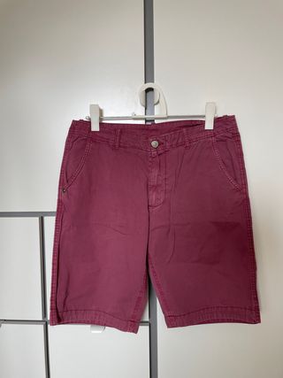 Bermudas Rojas Hombre