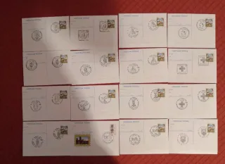 21 Cartoline Postali con Annulli Speciali